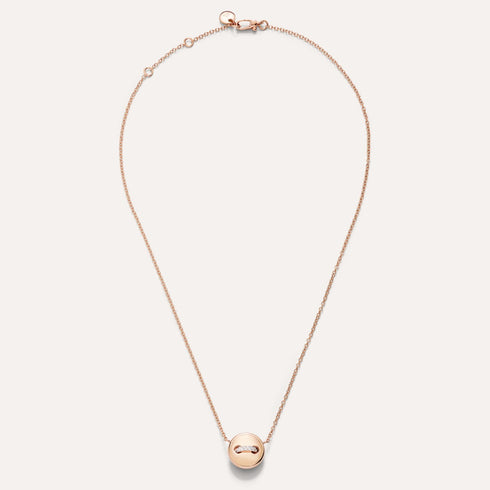 COLLANA CON PENDENTE REVERSIBILE POM POM DOT PCC5031O7WHRDB0TU