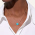 COLLANA CON PENDENTE REVERSIBILE POM POM DOT PCC5031O7WHRDB0TU