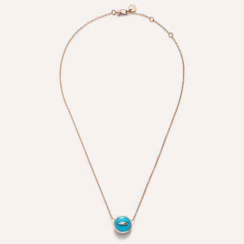 COLLANA CON PENDENTE REVERSIBILE POM POM DOT PCC5031O7WHRDB0TU