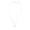 COLLANA CORTA IN ORO CON CUORE E DIAMANTI 4001