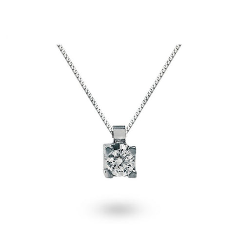 COLLANA DONNA ORO IN ORO BIANCO E DIAMANTE REF. DHPL7173.006