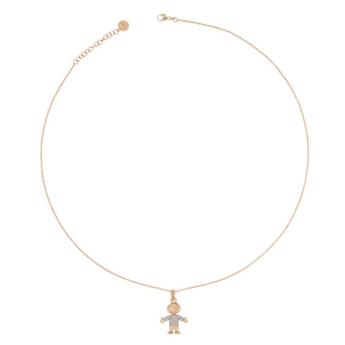 COLLANA GIROCOLLO BIMBO CON ZIRCONI GRZ007BIMBO