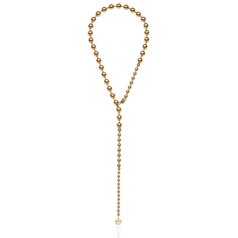 COLLANA IN BRONZO DORATO SPHERE 1990