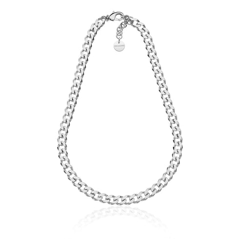 COLLANA IN CATENA GRUMETTA ARGENTATA 2369