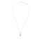COLLANA IN ORO BIANCO CON PENDENTE BIMBA E DIAMANTI 4004