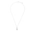 COLLANA IN ORO BIANCO CON PENDENTE BIMBA E DIAMANTI 4004