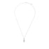 COLLANA IN ORO BIANCO CON PENDENTE BIMBO E DIAMANTI 4005