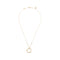 COLLANA IN ORO CON CUORE E DIAMANTI 4002