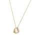 COLLANA IN ORO CON PENDENTE CUORE BICOLORE 4030