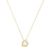 COLLANA IN ORO CON PENDENTE CUORE BICOLORE 4030
