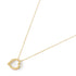 COLLANA IN ORO CON PENDENTE CUORE BICOLORE 4030