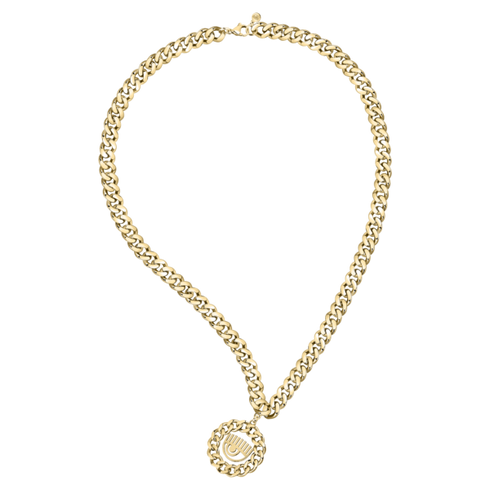 COLLANA LONG PENDANT WITH EYE CHAIN CHARM J19AUW36