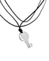 COLLANA LUCCHETTO AR CON CORDINO PASQ. BRUNI A131N22