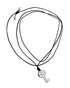 COLLANA LUCCHETTO AR CON CORDINO PASQ. BRUNI A131N22