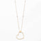 COLLANA LUNGA IN ORO CON CUORE DIAMANTI 4003