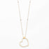COLLANA LUNGA IN ORO CON CUORE DIAMANTI 4003