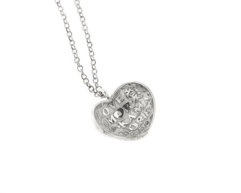 COLLANA PENDENTE CUORE AR PASQ. BRUNI CO5