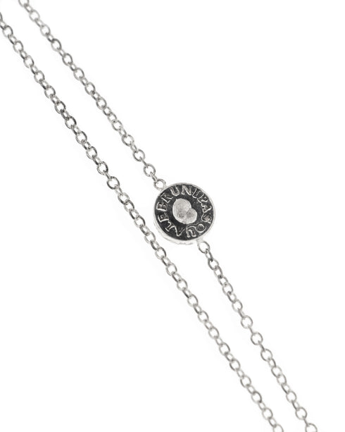 COLLANA PENDENTE CUORE AR PASQ. BRUNI CO5