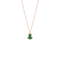 COLLANA PETITE WULU IN ORO ROSA 18 CARATI CON DIAMANTI E GIADA WUNPT6DRGJE