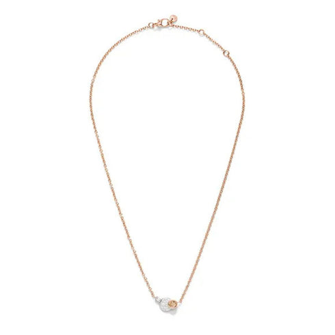 COLLANA SABBIA ORO ROSA E DIAMANTI PCC4070O6WHRDB0BR