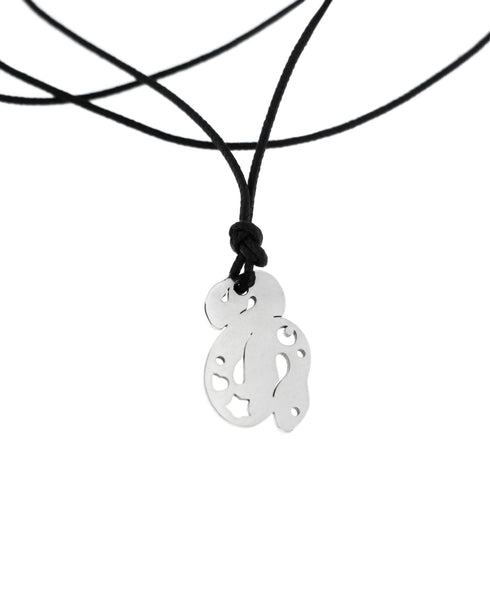 COLLANA SERPENDE AR CON CORDINO PASQ. BRUNI A131N19