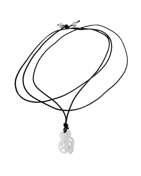 COLLANA SERPENDE AR CON CORDINO PASQ. BRUNI A131N19