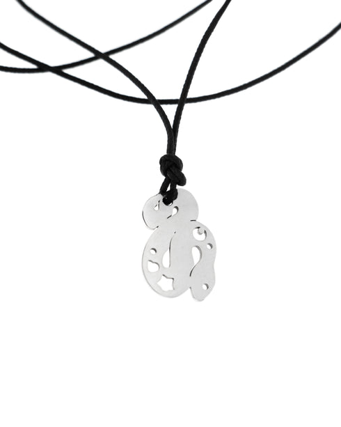 COLLANA SERPENDE AR CON CORDINO PASQ. BRUNI A131N19