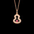 COLLANA WULU IN ORO ROSA 18 CARATI CON DIAMANTI E RUBINO WLN40AKRGRU