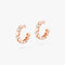 D-VIBES MINI HOOP EARRINGS 13450-PG