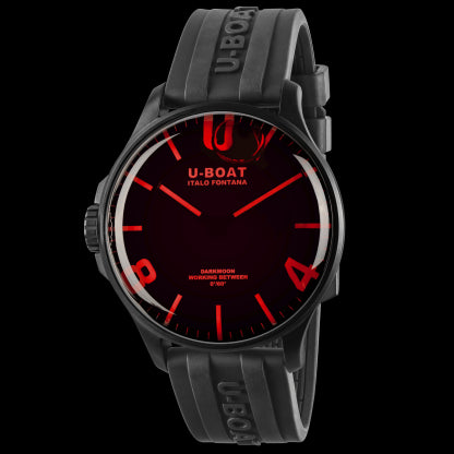 DARKMOON RED GLASS PVD U.8466/D