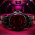DARKMOON RED GLASS PVD U.8466/D