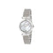 Diamantissima Steel case, white mother of pearl dial, steel mesh bracelet YA141504