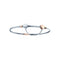 DOPPIO CUORE CON CATENA ORO BIANCO/ROSA DCHF4876