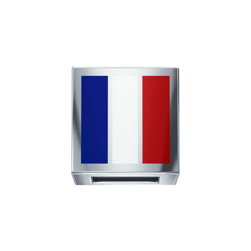 ELEMENTO BANDIERA FRANCIA ORO BIANCO E SMALTO DCHF3466