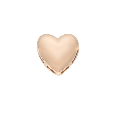 ELEMENTO BRACCIALE COMPONIBILE CUORE BOMBATO ORO ROSA DCHF3314