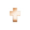 ELEMENTO BRACCIALE CROCE ORO ROSA DCHF6523