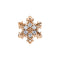 ELEMENTO BRACCIALE NEVE ORO ROSA E DIAMANTI DCHF6540