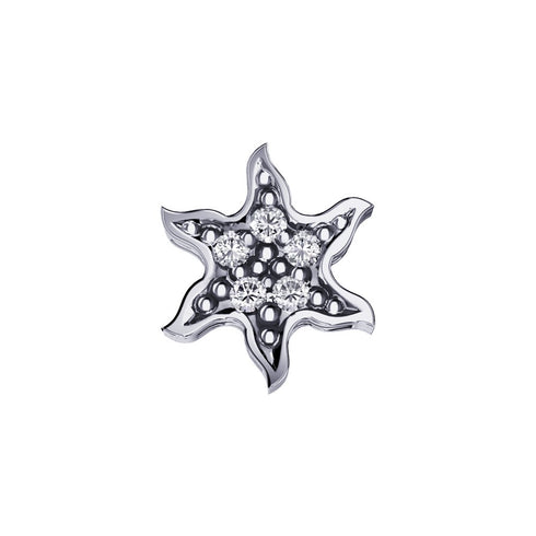 ELEMENTO BRACCIALE SOLE ORO BIANCO E DIAMANTI DCHF6546