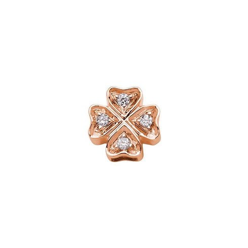 ELEMENTO DONNA ORO QUADRIFOGLIO IN ORO ROSA E DIAMANTI REF. DCHF7853.002