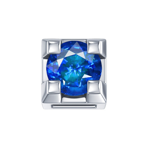 ELEMENTO GRIFFE IN ORO BIANCO E ZAFFIRO DCHZ3312