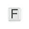 ELEMENTO LETTERA IN CERAMICA BIANCA DCHFF3321