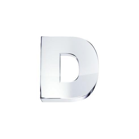 ELEMENTO LETTERA IN ORO BIANCO DCHFD3320