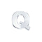ELEMENTO LETTERA IN ORO BIANCO DCHFQ3320
