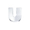 ELEMENTO LETTERA IN ORO BIANCO DCHFU3320