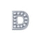ELEMENTO LETTERA IN ORO BIANCO E DIAMANTI DCHF3319D