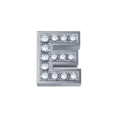 ELEMENTO LETTERA IN ORO BIANCO E DIAMANTI DCHF3319E
