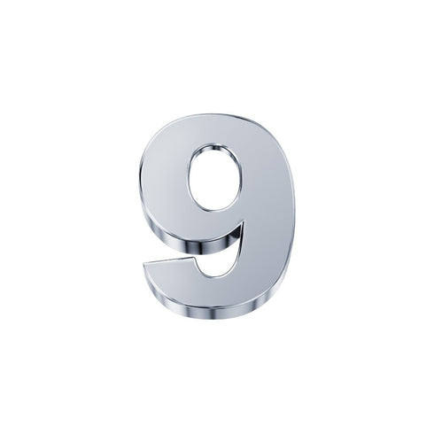 ELEMENTO NUMERO IN ORO BIANCO DCHF3333N9