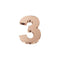 ELEMENTO NUMERO IN ORO ROSA DCHF3332N3