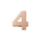 ELEMENTO NUMERO IN ORO ROSA DCHF3332N4