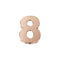 ELEMENTO NUMERO IN ORO ROSA DCHF3332N8